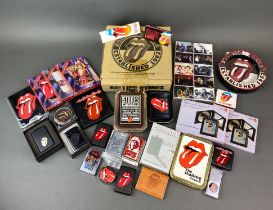 A quantity of Rolling Stones smoking ephemera, including ashtrays, matchboxes, lighters etc.