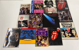 A quantity of Stones related mostly hardback books.