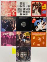 Ten various Rolling Stones records, including Miss You.