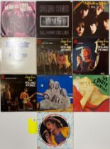 Ten various Rolling Stones records, including All Down the Line.