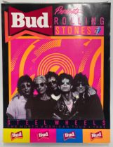 A booklet of twenty four 1989 Steel Wheels tour posters, 39 x 48.5cm.