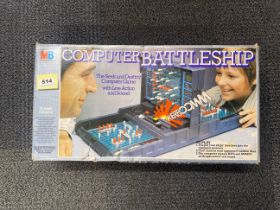 A boxed computer Battleships game.