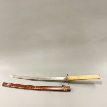 A Japanese Samurai style sword, L. 88cm.