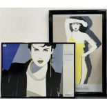 Two large framed Classic Visions Collection lithographs released to commemorate the 15th anniversary