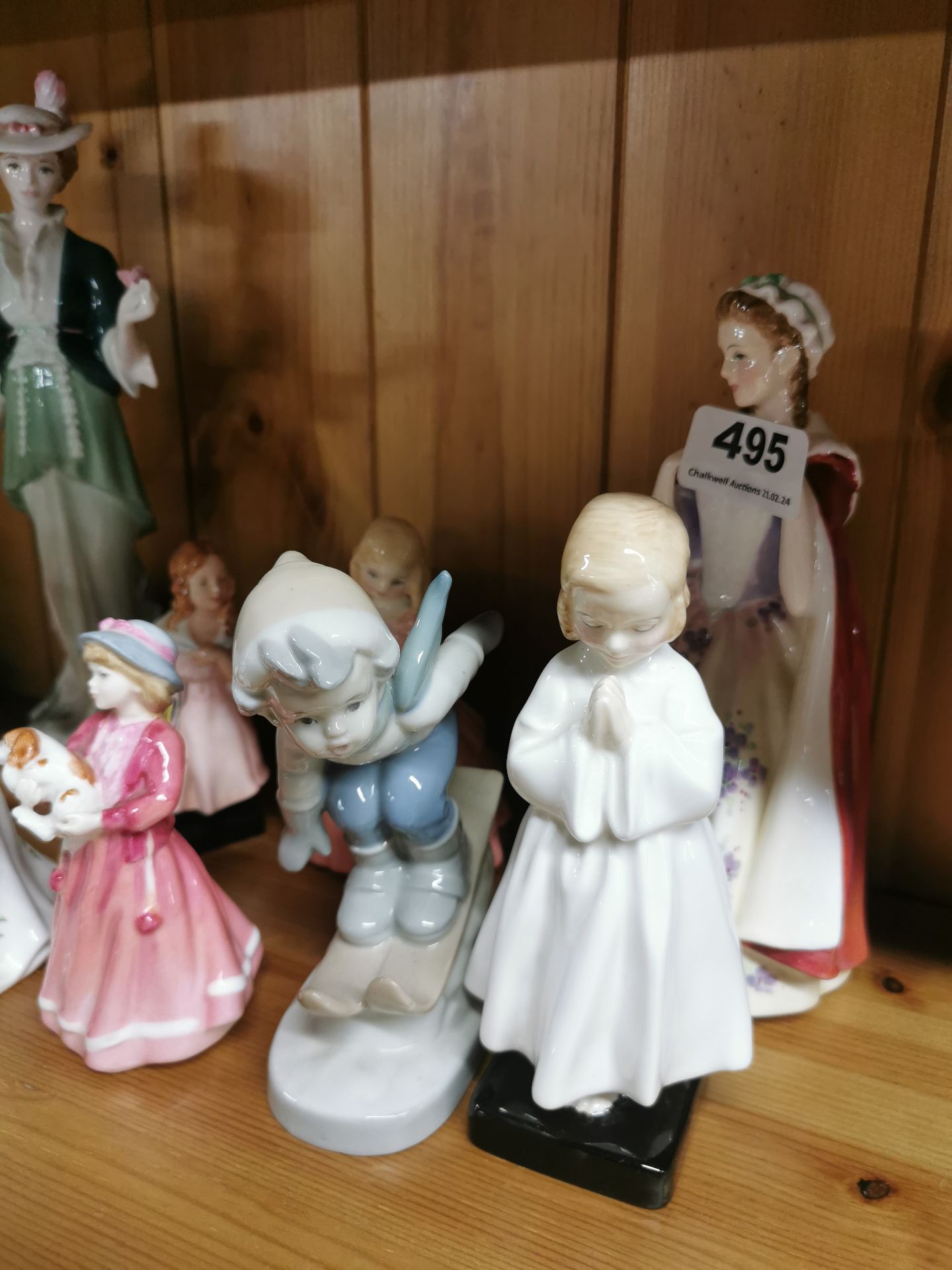 A group of Royal Doulton and other figurines. - Image 2 of 5