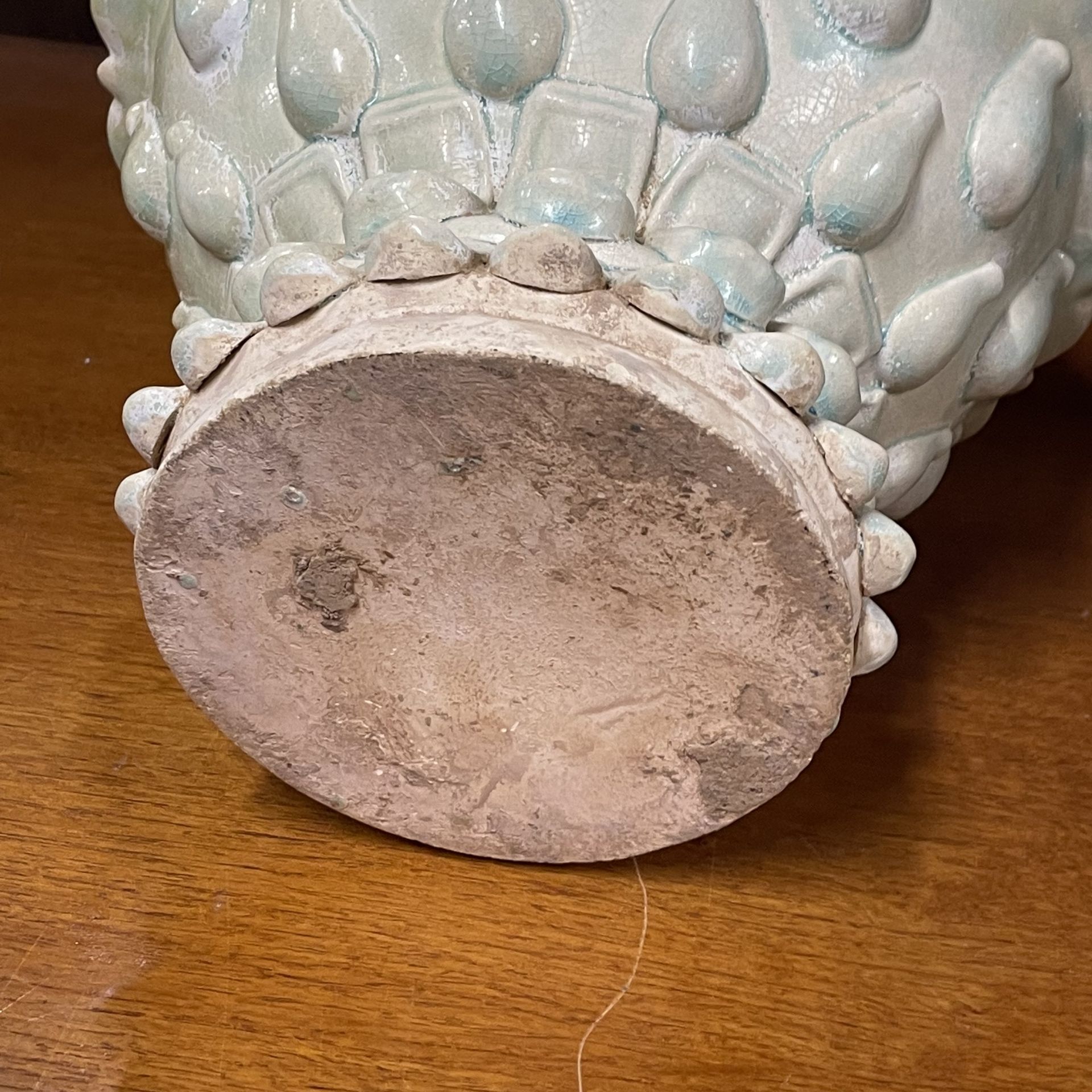 A large Chinese glazed pottery vase, H. 45cm. - Image 2 of 2