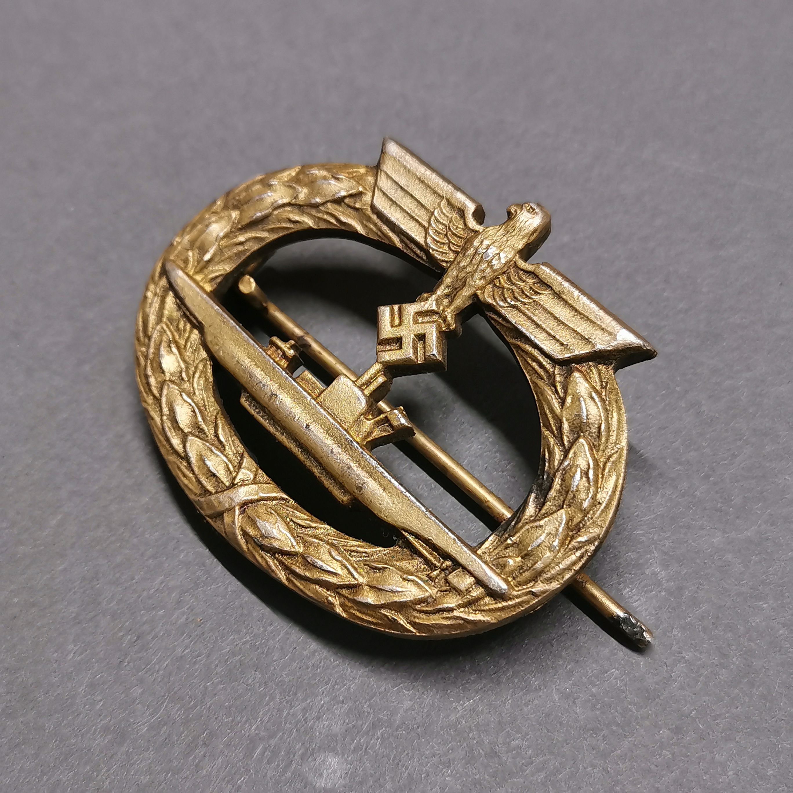 A German U boat qualifications badge Schweiin, Berlin. - Image 3 of 3