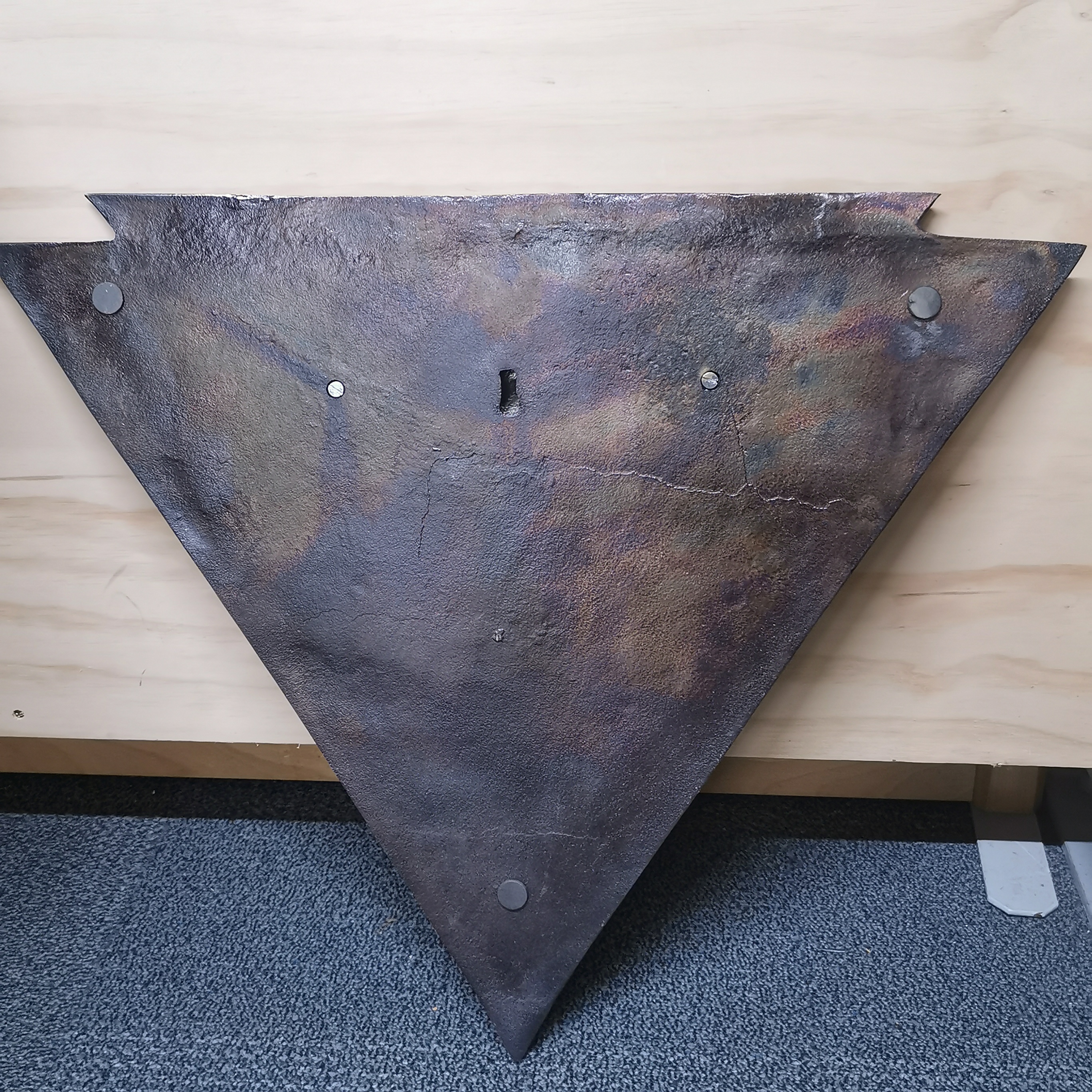 A large metal German reproduction wall insignia, W. 66cm H. 56cm. - Image 2 of 2