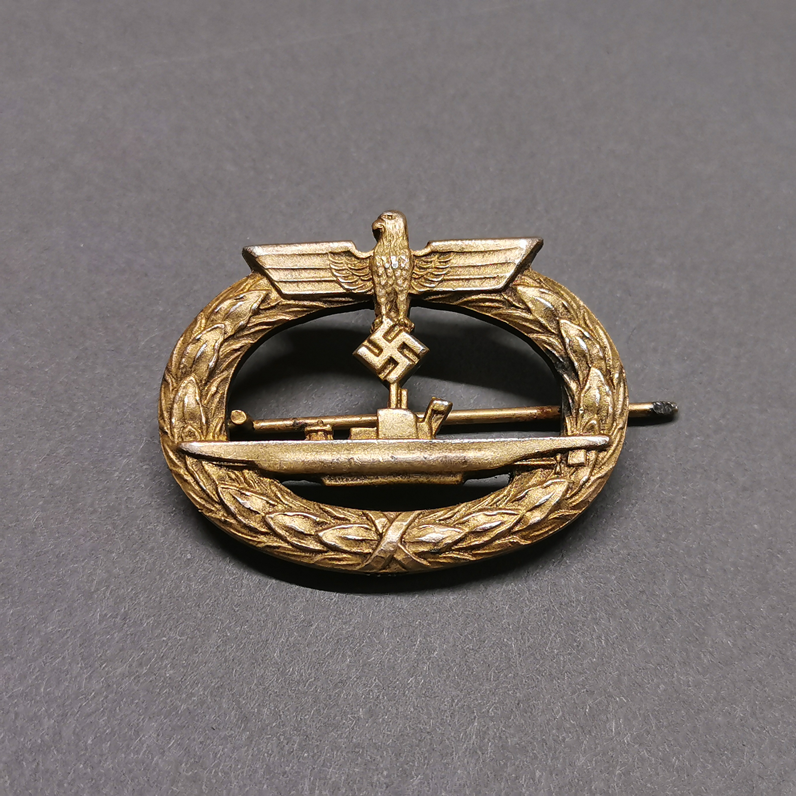 A German U boat qualifications badge Schweiin, Berlin.