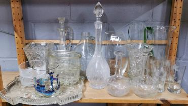 A quantity of good glassware, tallest H. 40cm.