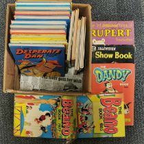 A box of old annuals.