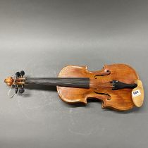 A handmade violin.