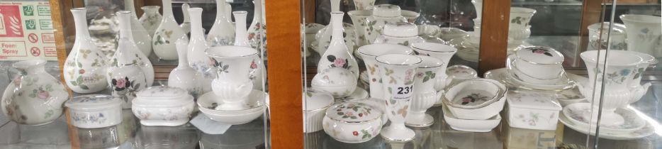 A large collection of Wedgwood porcelain items.