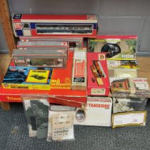 A quantity of 00 Gauge model railway items.