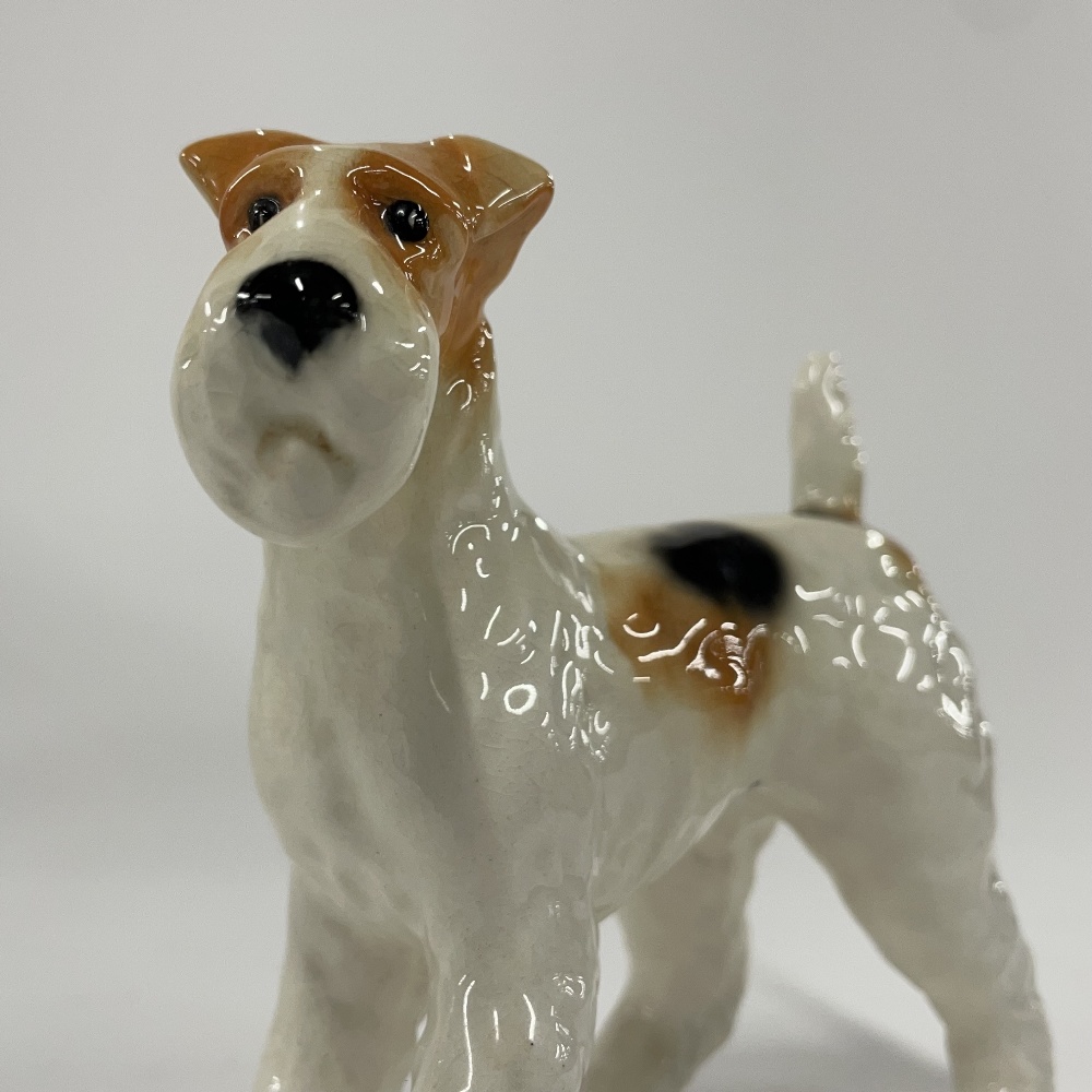 A Lladro figure of two horses (one foreleg A/F). Together with a Beswick dog, three small Royal - Image 3 of 10