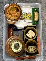 A box of mixed interesting items.