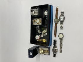 A quantity of mixed watches.