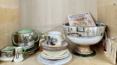 A quantity of Royal Doulton seriesware, largest Dia. 25cm, H. 16cm.