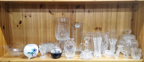 A quantity of good glassware, tallest H. 35cm.