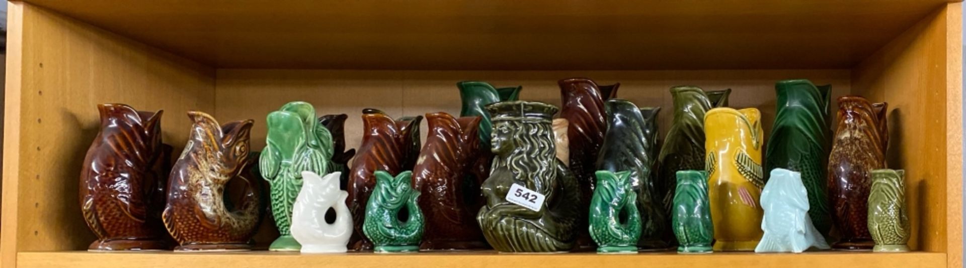 An extensive collection of vintage gurgle jugs. - Image 2 of 5