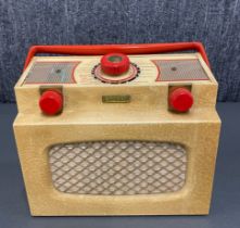 An 1950's Cossor 543 radio.