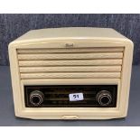 An early Bush radio, serial number 206/11274.