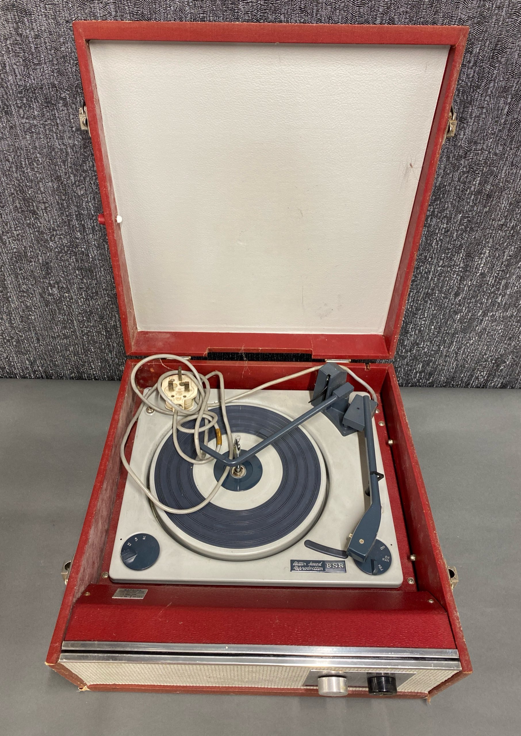 An early portable Alba record player. - Image 2 of 2