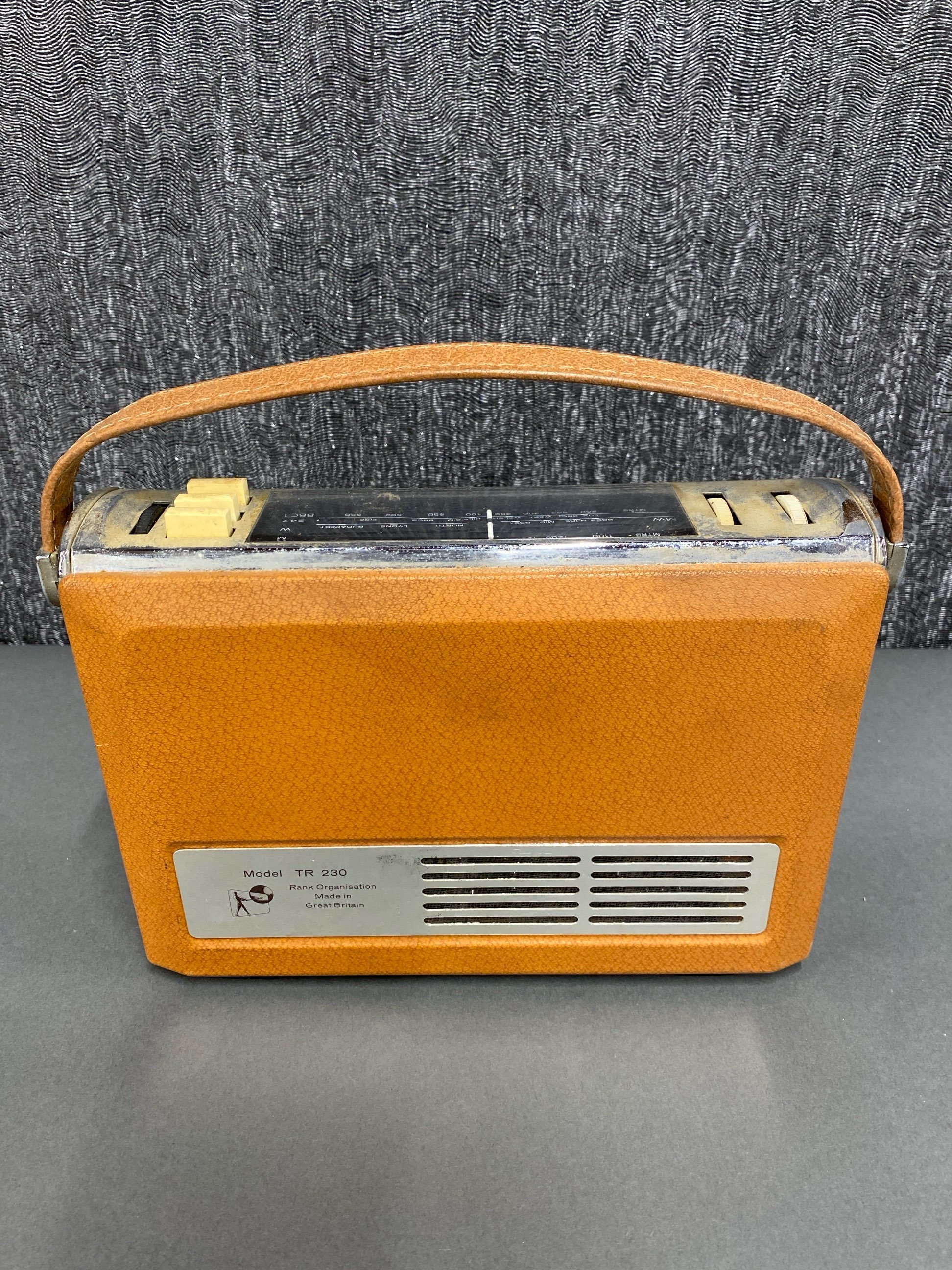 A group of three early Bush transistor radios, model numbers TR130, TR162 & TR230. - Image 3 of 7