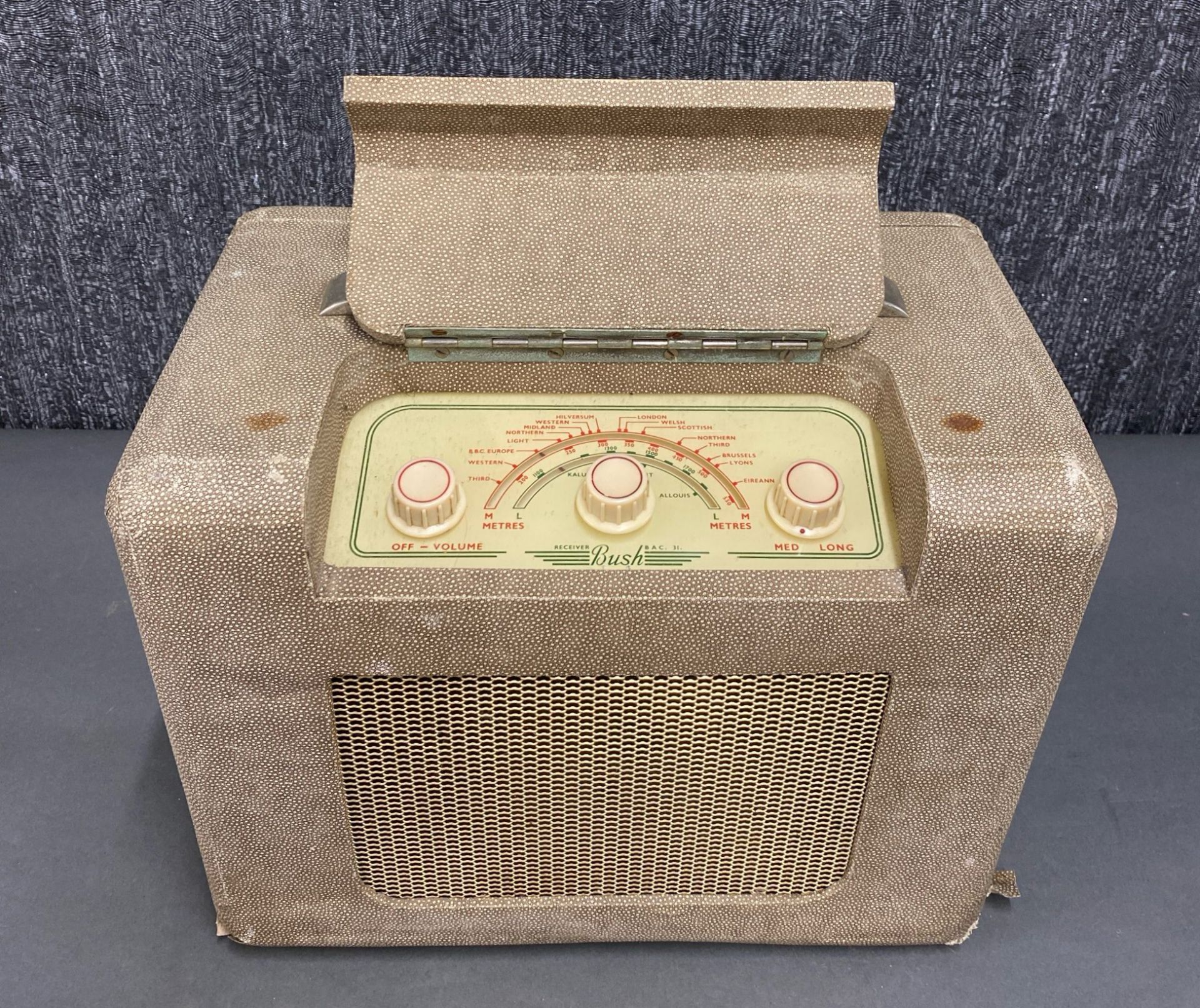 An early Bush portable transistor radio. - Image 2 of 2