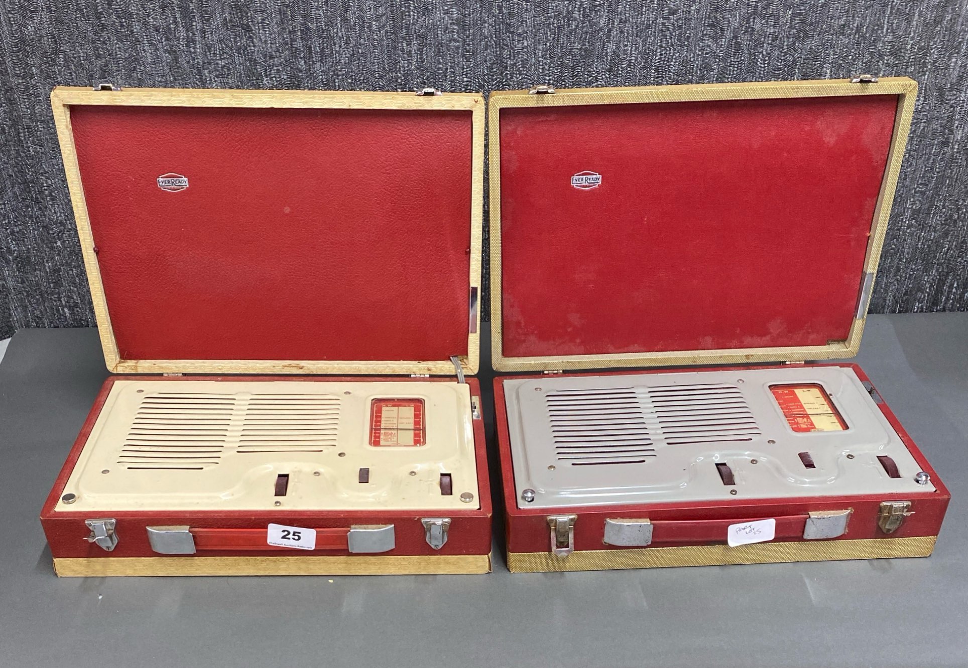 A set of two early Ever Ready cased transistor radios. - Image 2 of 2