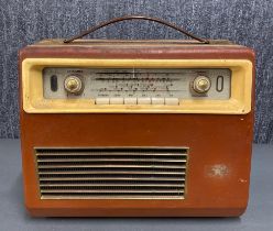 A portable Berec radio.