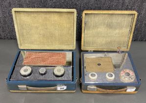 A group of Pye cased transistor radios.