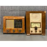 An early wooden Bush radio.