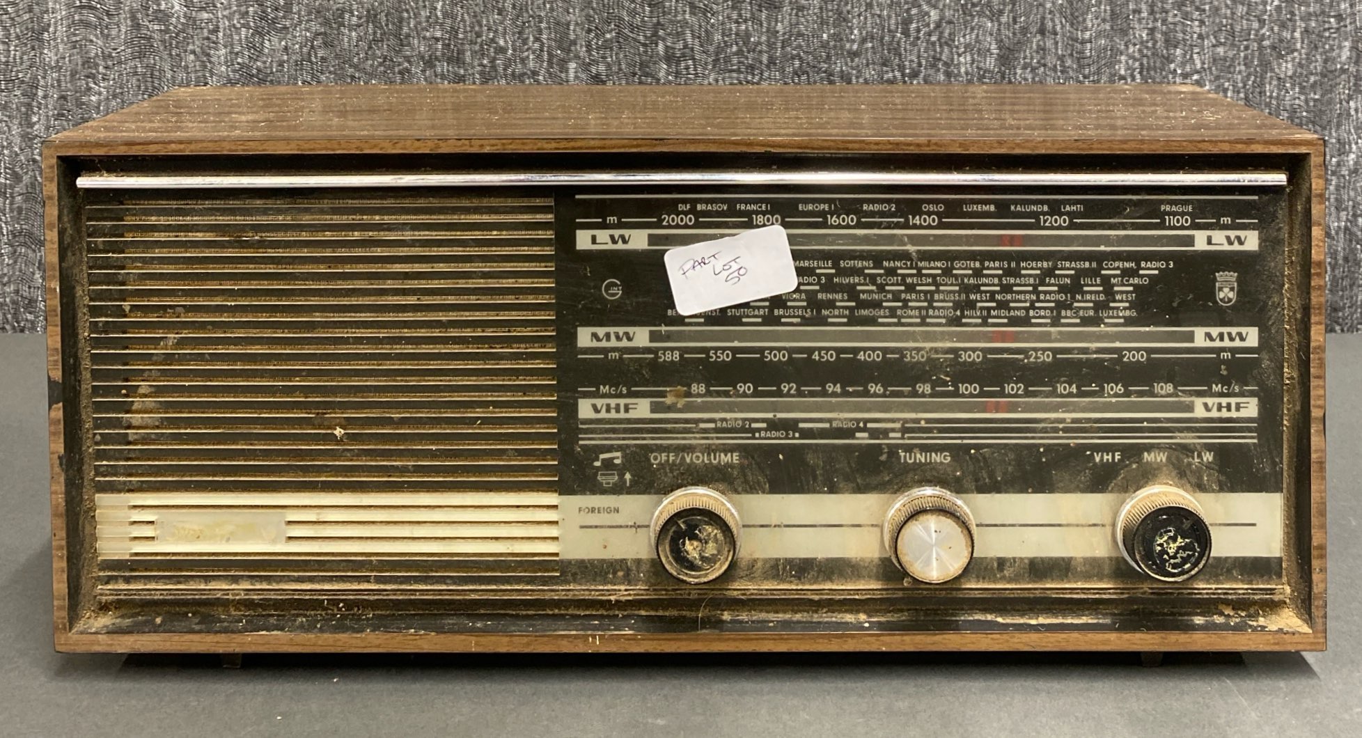 A Sharp transistor radio, model number FY-64E together with a Sky baron radio, Grundig RF420 and - Image 2 of 5