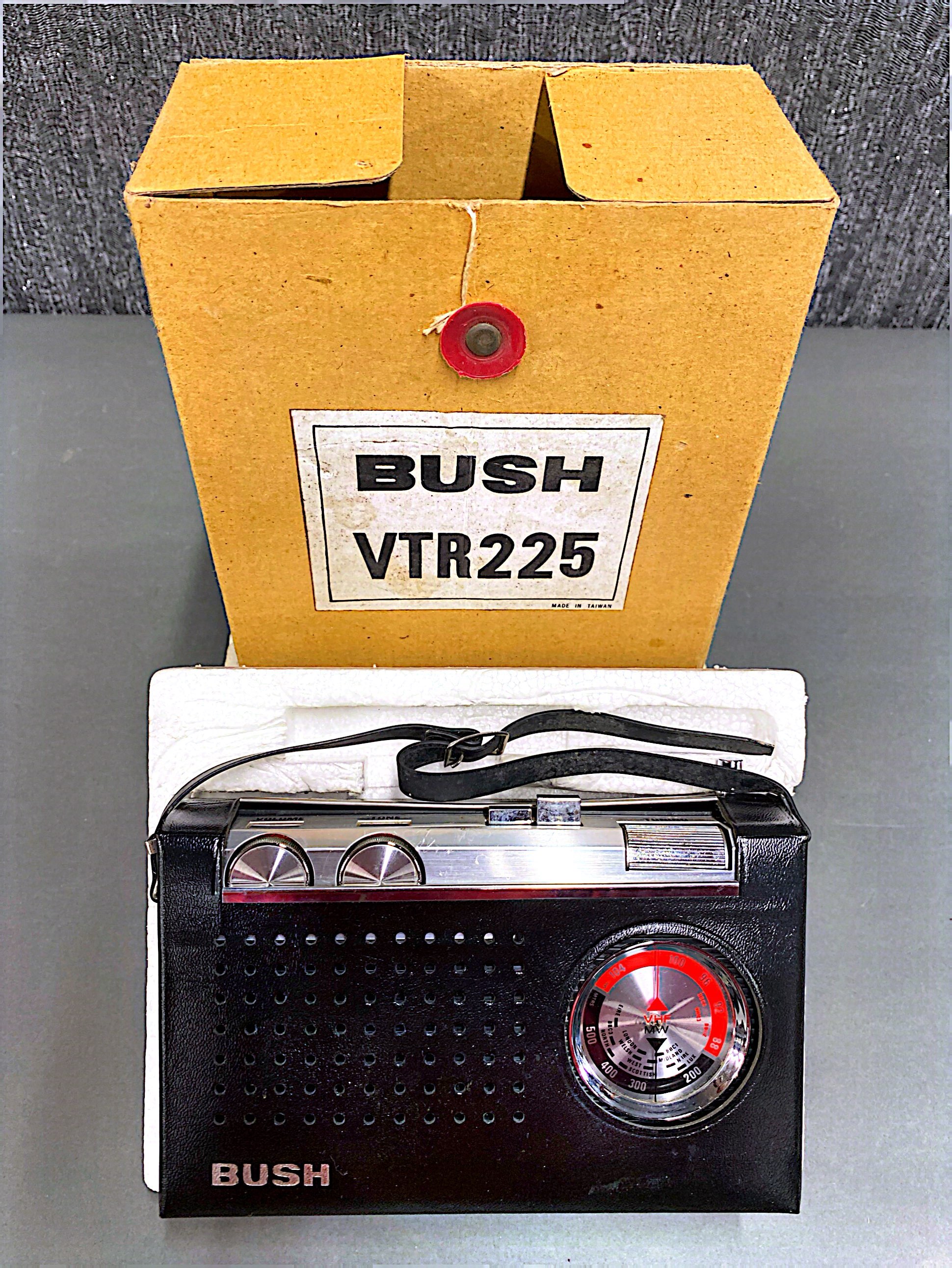 A boxed Bush VTR225 portable transistor radio. - Image 2 of 2