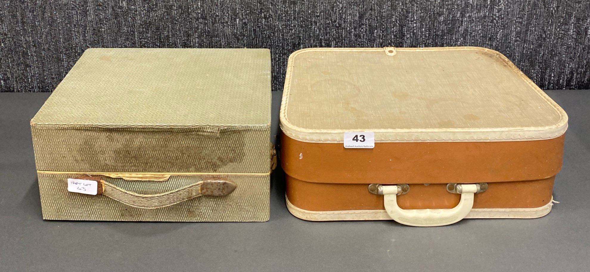 A cased Portandyne together with a cased Portagram serial number 5754, portable record players. - Image 2 of 2