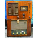 A 1935 Cossor valve radio, together with a Pye Fen Man one.