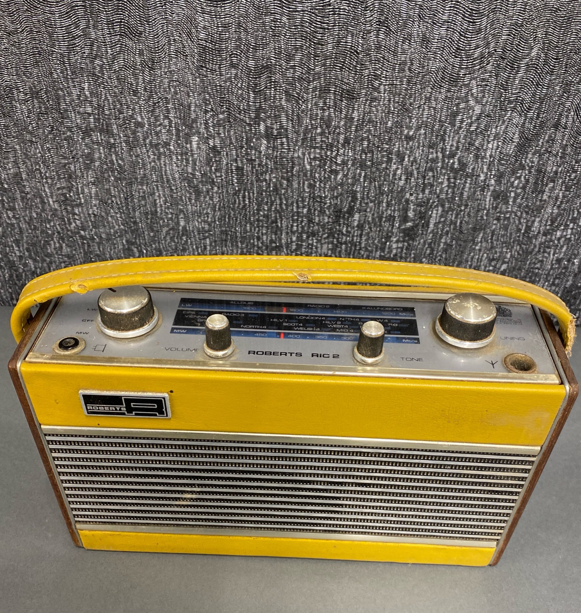 A group of three early solid state transistor radios, including a Pye Typhoon, a Roberts RIC2 and - Image 2 of 6