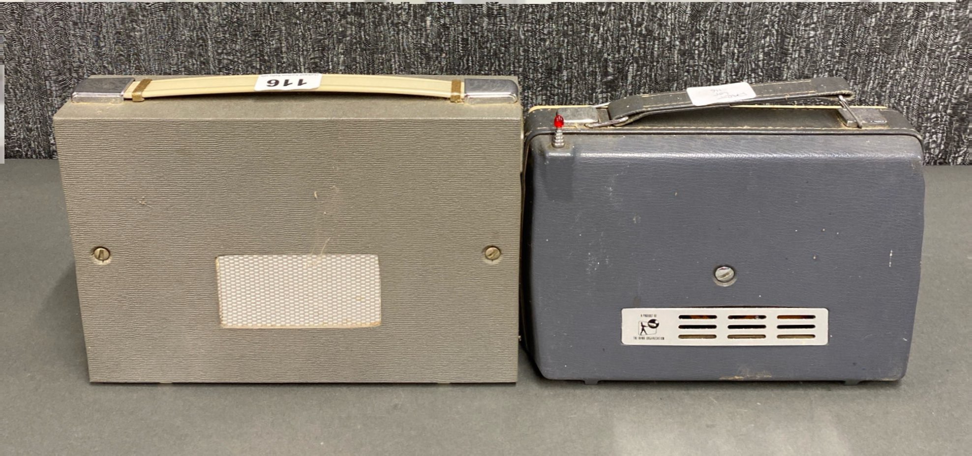 A Bush TR116 together with a further Stella portable transistor radio. - Image 2 of 2