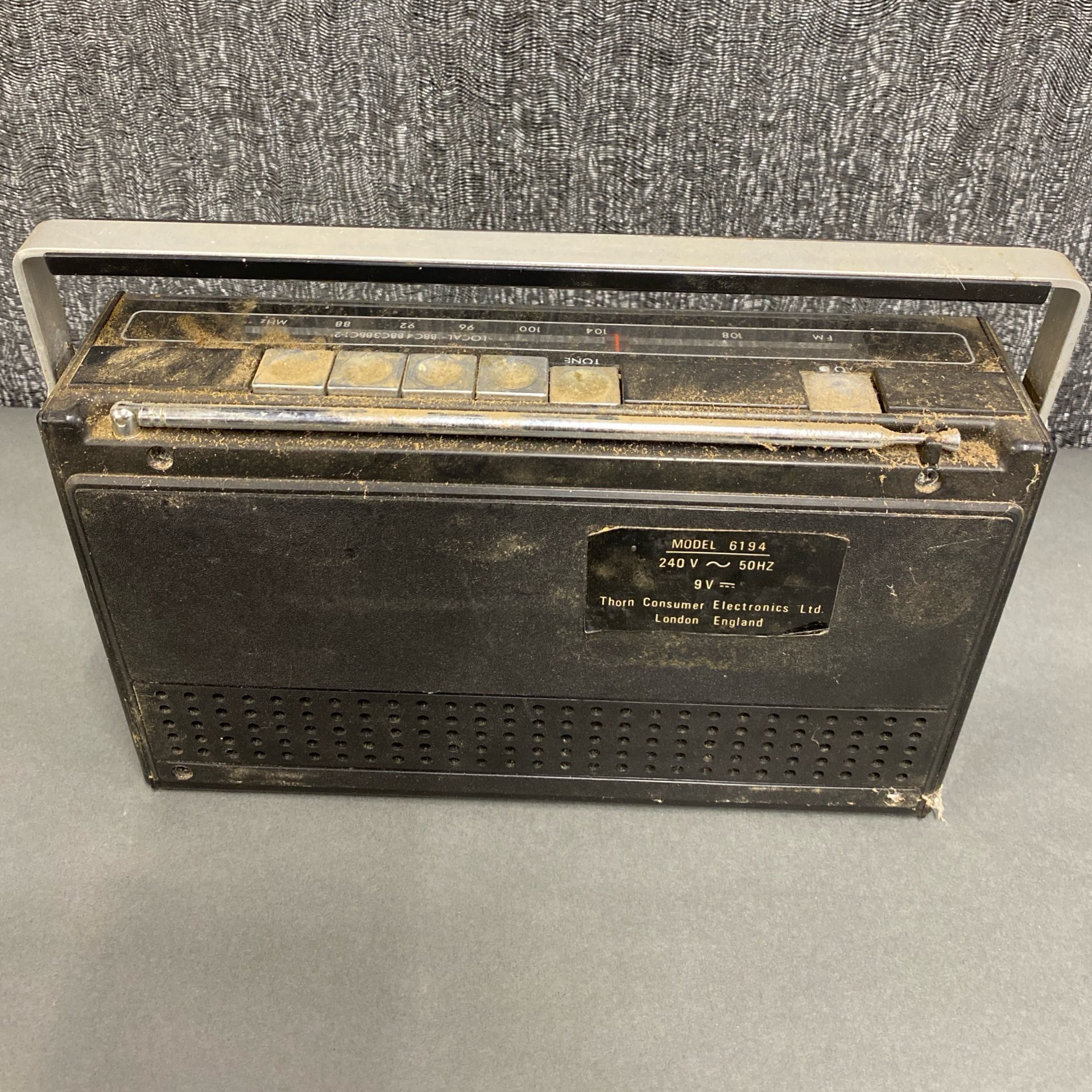 A group of three early solid state transistor radios, including a Pye Typhoon, a Roberts RIC2 and - Image 5 of 6