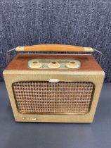 An early transistor radio, Sky queen by Ever ready.