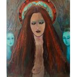 Original Artwork by Alice Lenkiewicz Original paintings. Mary Oil on canvas 2020 Oil on linen 19