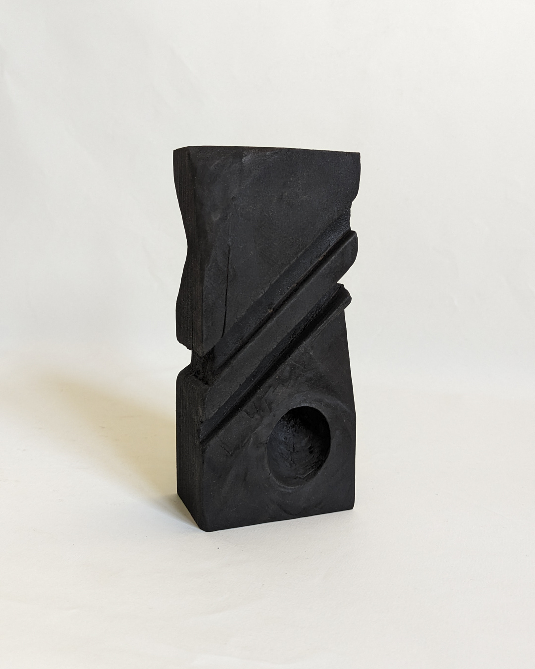 Untitled (spake) by Nathan Henton Charred Wood Sculpture 2024 - Image 3 of 3