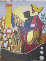 Isese (Tradition) by Briman Emmanuel Oil on canvas 2024