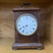 A mahogany cased Edwardian (clock) H. 22.5cm.