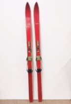 A pair of vintage Yunior-Blitz Cober skis, L. 148cm.