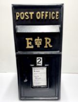 A good quality reproduction post box Size. 30cm x 35cm x 65cm.