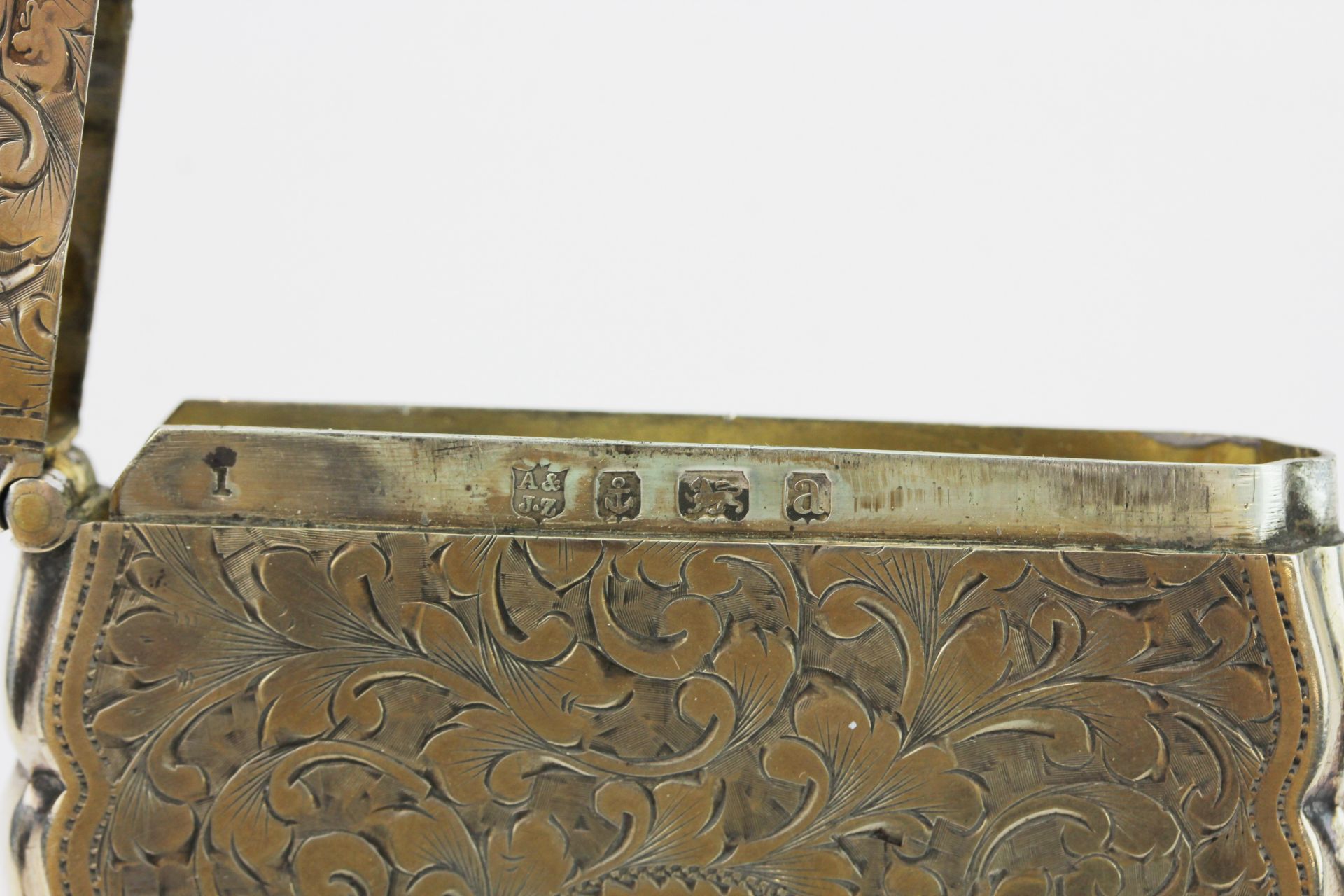 A hallmarked silver visiting card case S.7cm x 9.5cm - Image 3 of 3