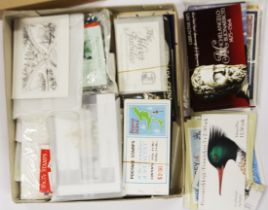 A box of mainly stamp books.