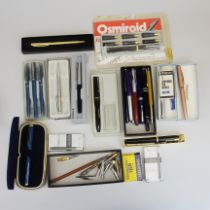 A quantity of mixed pens.